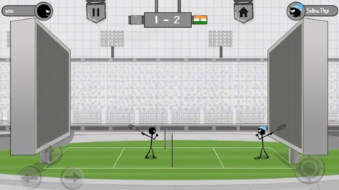 火柴人打羽毛球 第5张图