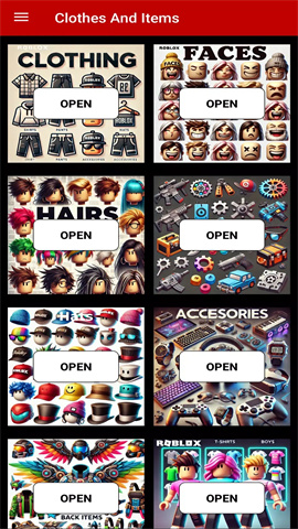 罗布乐思装扮服饰(Clothes Outfit ID For Roblox ) 第1张图